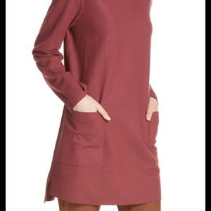 Eileen Fisher Wool Tunic Dress in Motry